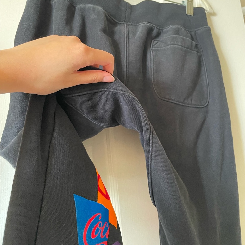 Champion x Coca-Cola Men’s Black Graphic Joggers - Picture 5 of 5